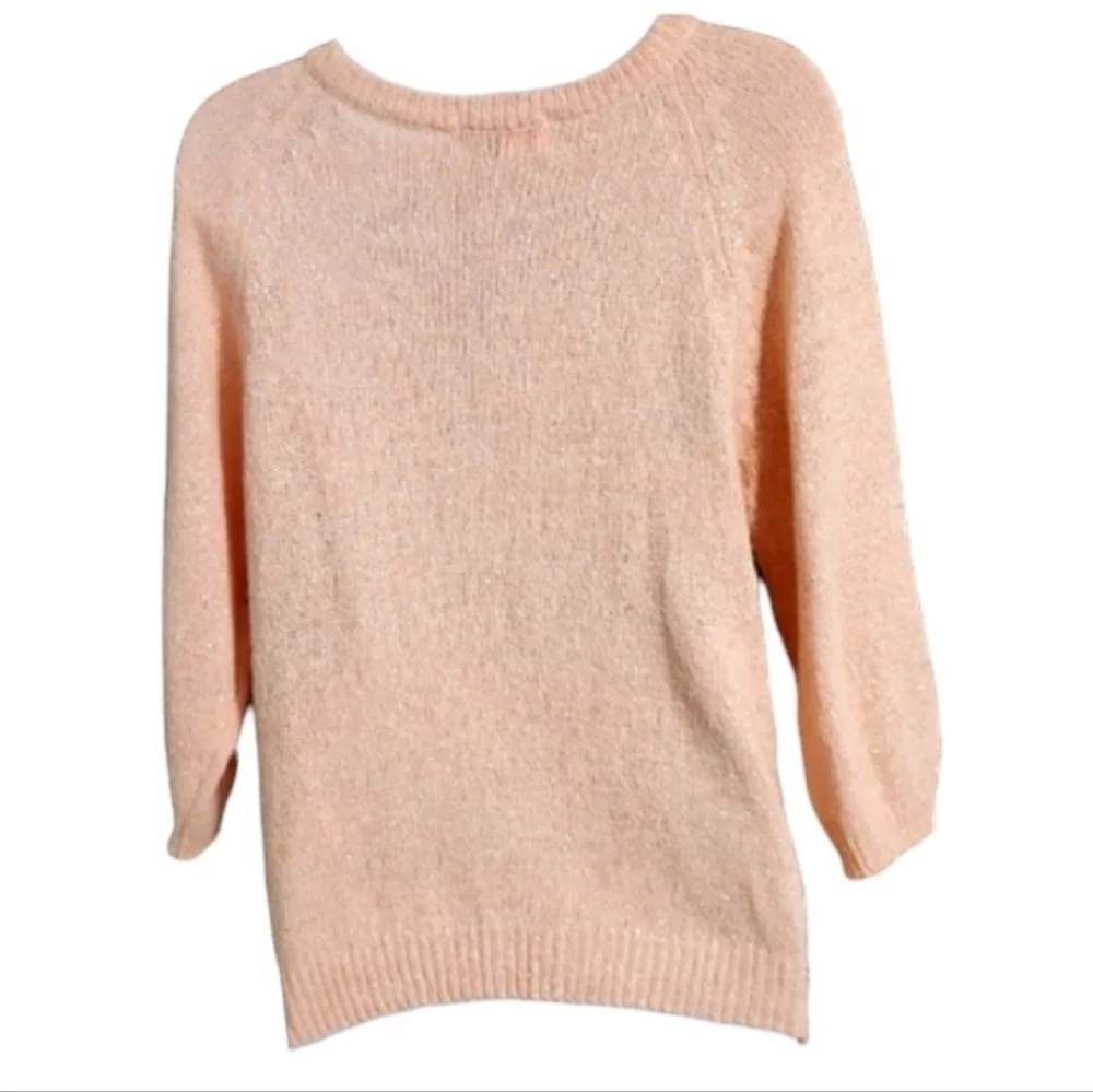Heidi Pink Butterfly Bling Women's Sweater
